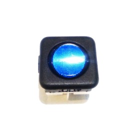 nterruptor Azul 25x25mm 230V Tecla Redonda