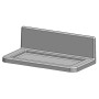 Bandeja base vaso goteo Z06 gris