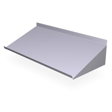 Estante mural inclinado para cestas 1550x488x248 mm.