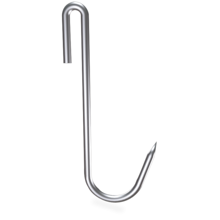 Gancho varilla modelo "J" 100x6 mm.