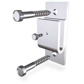 Soporte central 100x40x15 mm.