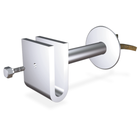 Soporte recto para recibir 230x50x40 mm.