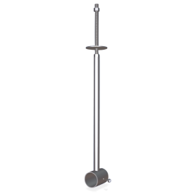 Tirante de techo para tubo con varilla 1000x38 mm.