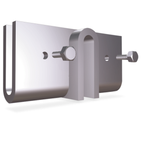 U en doble T 100x40x50 mm.