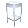 Tajo lastrado fibr blanca c/entrep 500x500x900 mm.