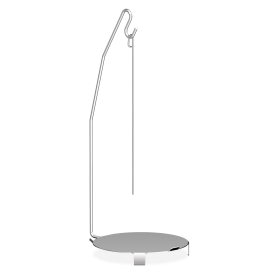 Soporte para pincho moruno 210x270x540 mm.