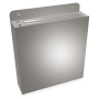 Portacuchillos para adosar con envolvente 380x90x420 mm.