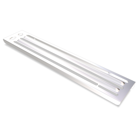 Portacuchillos para adosar en chapa 380x90x30 mm.