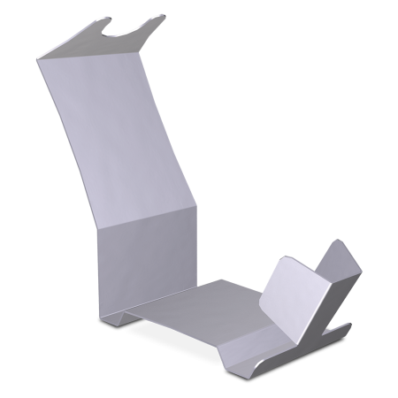 Portalacones en acero inoxidable 393x155x340 mm.