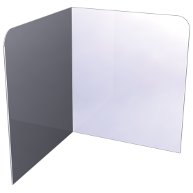 Peto postizo liso para acoplar a lavamanos de esquina de 350 mm. Dimensiones: 350x350x400 mm.