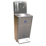 Lavamanos integral registrable un pulsador dimensiones 450x450x1250 mm