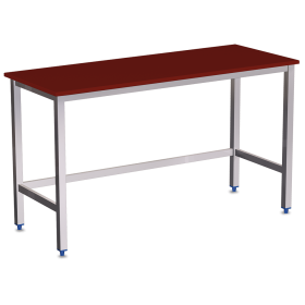Mesa central encimera fb.roja s/ent.1500x500x870