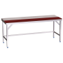 Mesa prepar.central fb.roja s/ent.1000x600x850 mm.