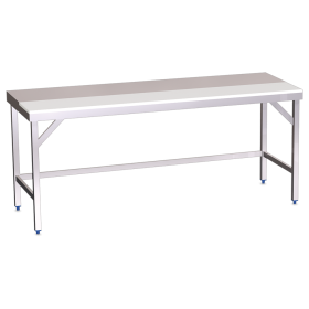 Mesa prepar.central fb.blanca s/ent.2000x800x850