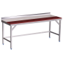Mesa prepar.mural fb.roja s/ent.2000x600x850 mm.