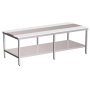 Mesa despiece fb.blanca c/entrep.2500x1050x850 mm.