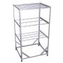 Palet para jamones 3 niveles 1153x953x2033 mm. Construido totalmente en acero galvanizado. Ganchos inox