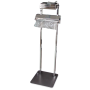Conjunto dispensador de guantes y bolsas en rollo Dimensiones: 400x425x1290 mm.