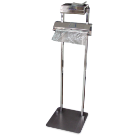 Conjunto dispensador de guantes y bolsas en rollo Dimensiones: 400x425x1290 mm.