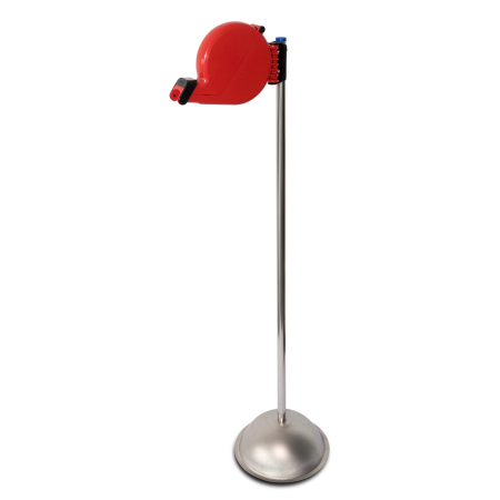 Columna inoxidable con dispensador "Su turno".