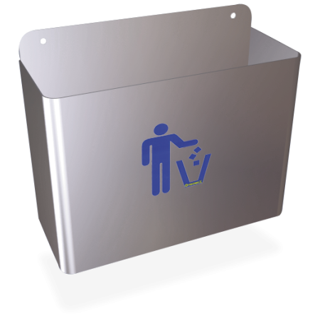 Papelera 330x130x275 mm. Capacidad: 11 lts.