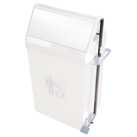 Pedal opcional para papelera basculante