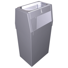 Cenicero-papelera 360x258x733 mm.