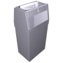 Cenicero-papelera 360x258x733 mm.