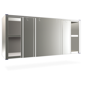 Armario de puertas correderas de 1400x300x610 mm.