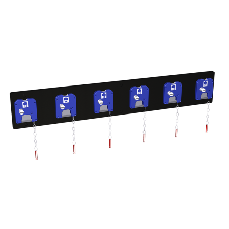 Consigna mural para 6 carros de 2000x81x194 mm.