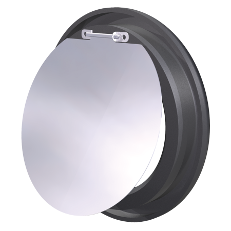 Conjunto de aro y trampilla color gris para contenedor