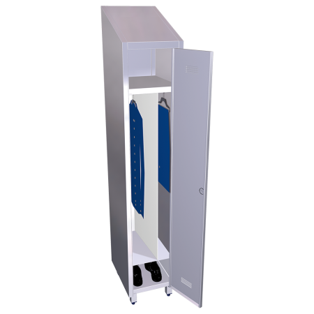 Separador para taquilla de puerta grande 450x3x1180 mm. Color: Blanco.