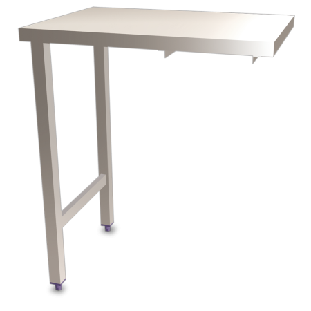 Soporte sobre-mostrador para cortadora de fiambre 690x490x880 mm. Interior: 850-930 mm.
