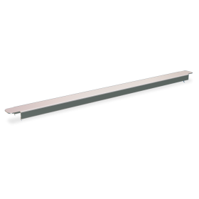 Perfil divisorio para cubeta Gastronorm de 325x22x10 mm.