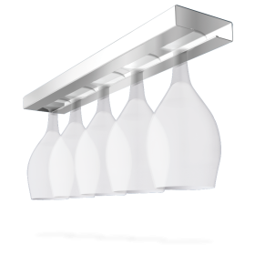 Soporte para colgar copas de 966,6x87,6x25 mm.