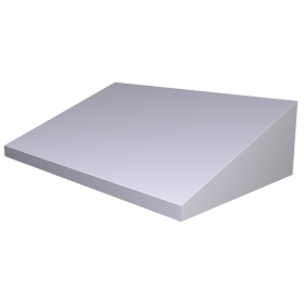 Tejado inoxidable para puerta exterior