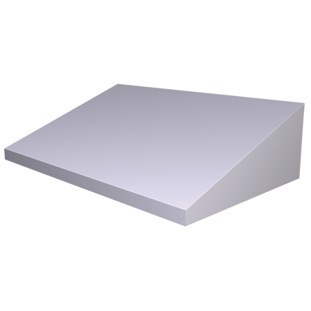 Tejado inoxidable para puerta exterior