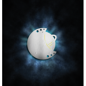 Exterminador de insectos serie BC modelo "Luna" / 20 w. inoxidable Dimensiones: 350x84x350 mm.