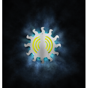 Exterminador de insectos LED serie BC modelo "Sol" / 9 w. inoxidable Dimensiones: 350x84x350 mm.