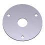 Plaqueta inferior para soporte de suelo ø120 mm.