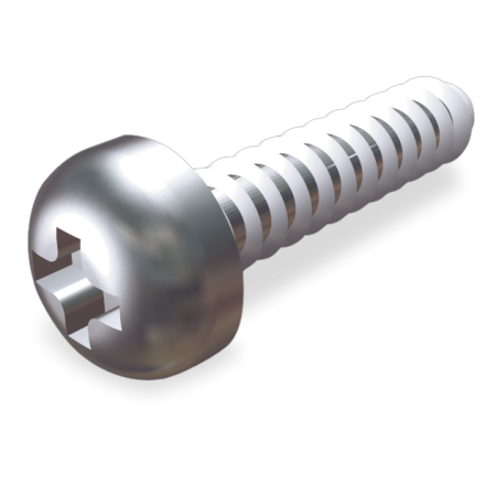 Tornillo rosca chapa 22x5,5 mm. DIN 7981 A2 (x100)