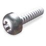 Tornillo rosca chapa 22x4,8 mm. DIN 7981 A2 cilíndrico mortaja cruzada. (x100)