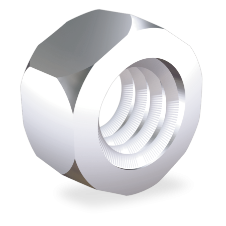Tuerca hexagonal rosca métrica M5 mm. DIN 934 A2 (x100)
