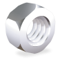 Tuerca hexagonal rosca métrica M12 mm. DIN 934 A2 (x100)