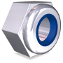 Tuerca autoseguro rosca métrica M6 mm. A2 DIN 985(x100)