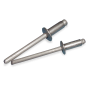 Remache tubular 8x4.8 mm. (x100) Inox.