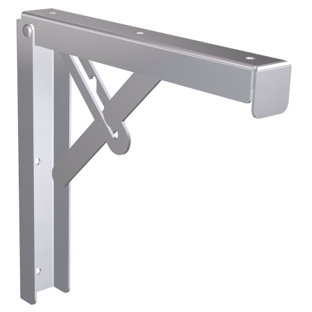 Cartela abatible inoxidable 200x24x200 mm.