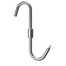 Gancho giratorio modelo "S" 240x50x11 mm.