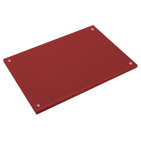 Fibra estándar roja 400x300x15 mm. Con tacos.