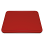 Fibra chuletón roja 400x200x15 mm. Con tacos.